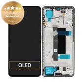 Wyświetlacz do Xiaomi Redmi Note 13 Pro 5G, Ekran dotykowy z ramką, Midnight Black, 5600020N1600, Genuine Service Pack