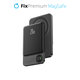PowerBank MagSafe z LCD 10 000mAh, czarny, black, FixPremium