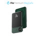 PowerBank MagSafe z LCD 5000mAh, zielony, green, FixPremium