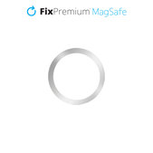 Magnes do MagSafe, srebrny, silver, FixPremium