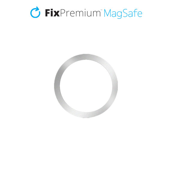 Magnes do MagSafe, srebrny, silver, FixPremium