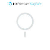 Magnes do MagSafe Pro, srebrny, silver, FixPremium