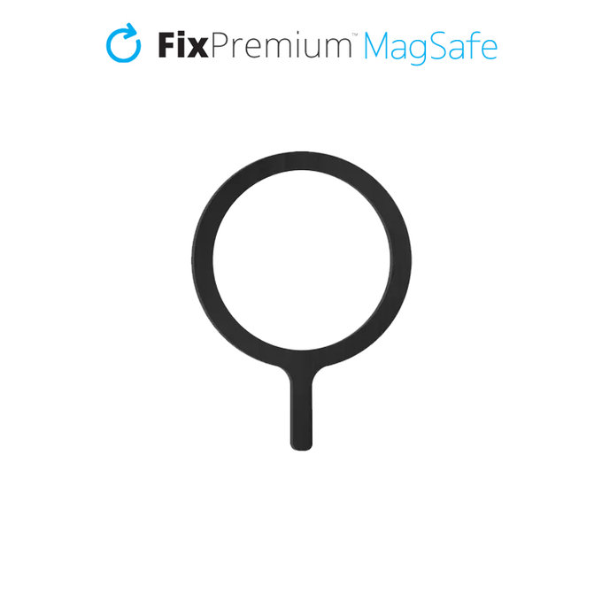Magnes do MagSafe Ultra, czarny, black, FixPremium
