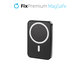 PowerBank MagSafe z podstawką 5000mAh, czarny, black, FixPremium