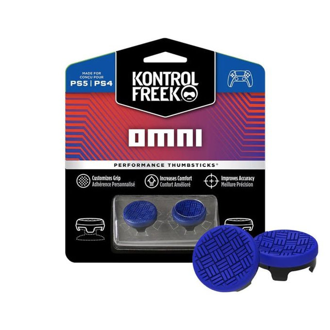Nakładki na kontroler Omni (Niebieski, Blue) PS4/PS5 Extended, Niebieski, Blue, Kontrol Freek