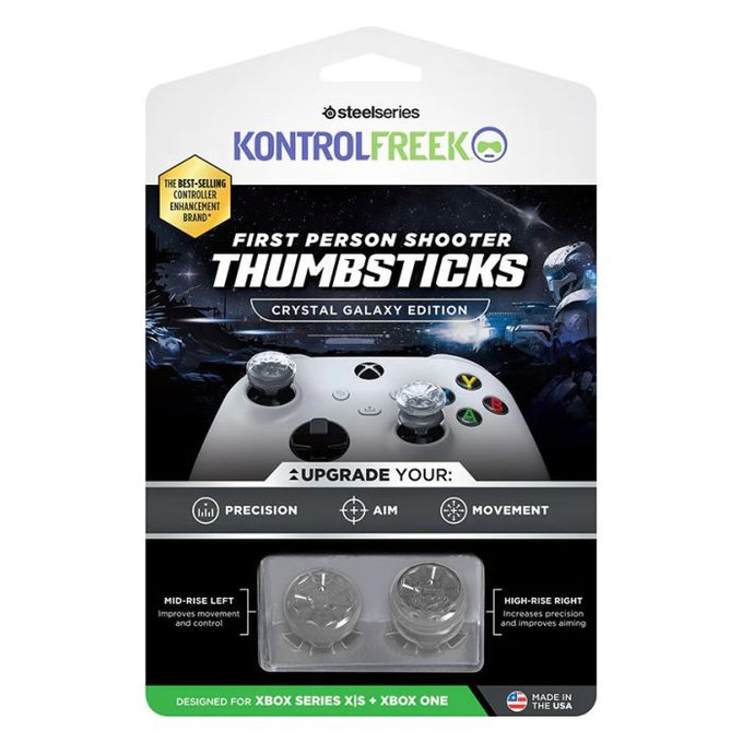 Nakładki na kontroler Crystal Galaxy Xbox One X/S Extended, Kontrol Freek