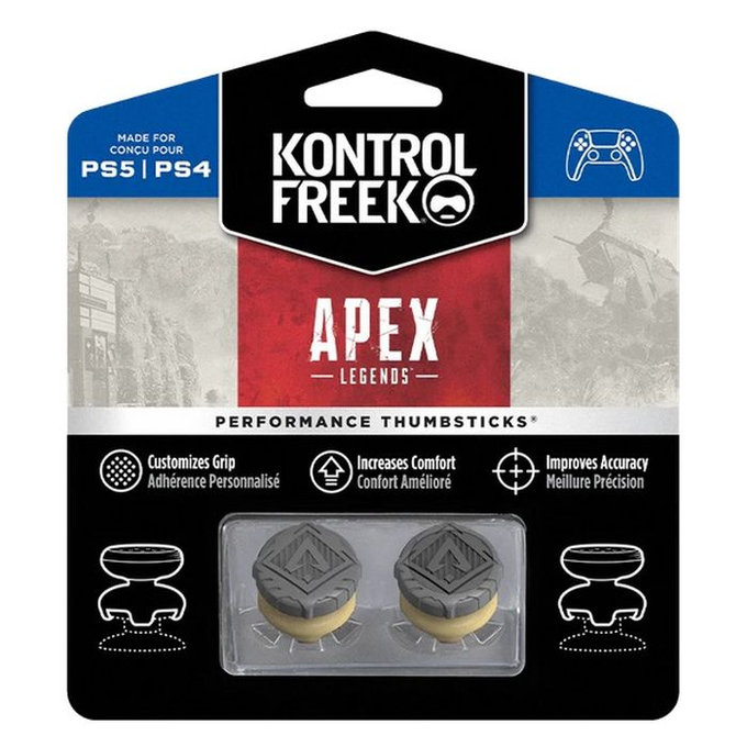 Nakładki na kontroler Apex Legends (szary) PS4/PS5 Extended, szary, gray, Kontrol Freek