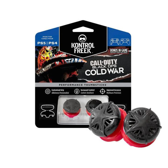 Nakładki na kontroler COD: Black Ops Cold War PS4/PS5 Extended, Kontrol Freek