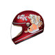 Kask dziecięcy do e-hulajnogi i roweru, 46 - 52 cm, Czerwony, Red