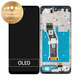Wyświetlacz do Motorola Moto G04, Ekran dotykowy z ramką, Czarny, Black, 5D68C23890, Genuine Service Pack