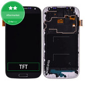Wyświetlacz do Samsung S4 Mini Value I915i, Ekran dotykowy z ramką, Black Mist, TFT