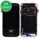 Wyświetlacz do Samsung S4 Mini Value I915i, Ekran dotykowy z ramką, Black Mist, TFT