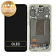 Wyświetlacz do Samsung A55 A556B, Ekran dotykowy z ramką, GH82-34305D, Awesome Lemon, Genuine Service Pack