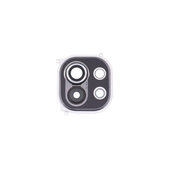 Szklo obiektywu tylnej kamery z ramka do Xiaomi Mi 11 M2011K2G, Midnight Gray, 56000J00K200, Genuine Service Pack