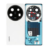Tylna pokrywa baterii do Xiaomi 14 Ultra, 56000400N100, Biały, White, Genuine Service Pack