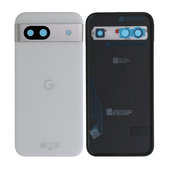 Tylna pokrywa baterii do Google Pixel 8a, G949-00786-00, Biały, White, Genuine Service Pack