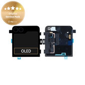 Wyświetlacz (External) do Samsung Z Flip 6 F741B, Ekran dotykowy z ramką, GH97-30012E, Crafted Black, Genuine Service Pack