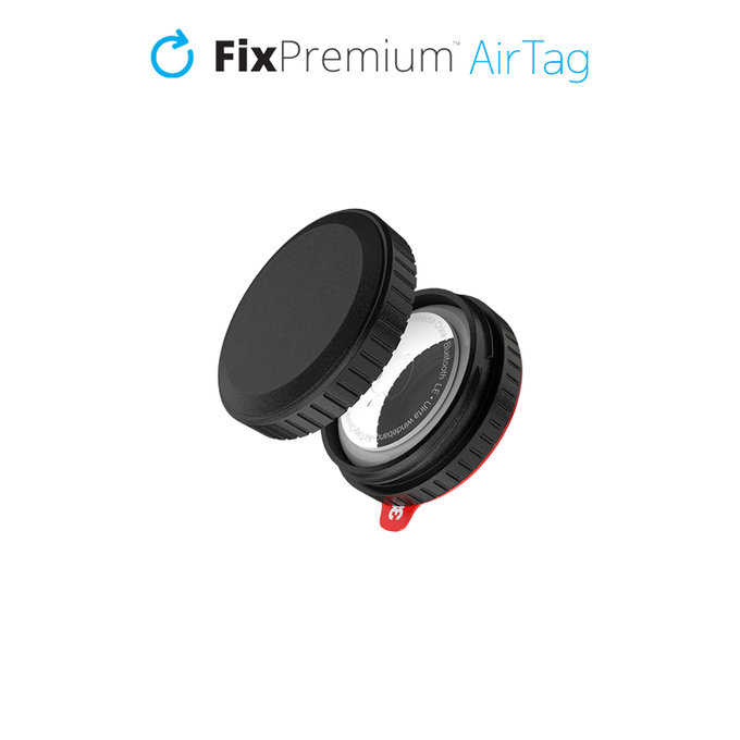 Osłona ochronna do AirTag, czarny, black, FixPremium