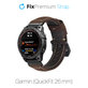Pasek skórzany do Garmin, QuickFit 26mm, Brązowy, Brown, FixPremium