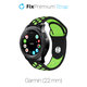 Pasek Silikonowy Sportowy do Garmin (22mm), czarny, black, FixPremium