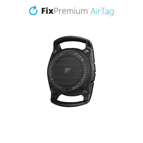 Obroża dla psa, kota do AirTag, czarny, black, FixPremium