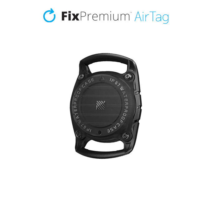 Obroża dla psa, kota do AirTag, czarny, black, FixPremium