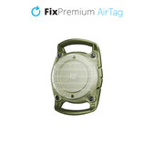 Obroża dla psa, kota do AirTag, zielony, green, FixPremium