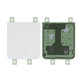 Tylna pokrywa baterii do Samsung Z Flip 6 F741B, GH82-35182F, Biały, White, Genuine Service Pack
