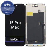 Wyświetlacz In-Cell FHD dla iPhone 15 Pro Max, Ekran dotykowy z ramką, FixPremium