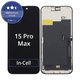Wyświetlacz In-Cell FHD dla iPhone 15 Pro Max, Ekran dotykowy z ramką, FixPremium