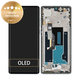 Wyświetlacz do Motorola Edge 50 Fusion, Ekran dotykowy z ramką, Marshmallow Blue, 5D68C24359, Genuine Service Pack