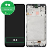 Wyświetlacz do Samsung A15 4G, A15 5G A156B, Ekran dotykowy z ramką, Czarny, Black, TFT