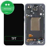 Wyświetlacz do Samsung A55 A556B, Ekran dotykowy z ramką, Awesome Navy, TFT