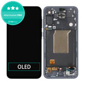 Wyświetlacz OLED do Samsung A55 A556B, Ekran dotykowy z ramką, Awesome Navy