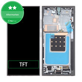 Wyświetlacz do Samsung S24 Ultra S928B, Ekran dotykowy z ramką, Titanium Black, TFT