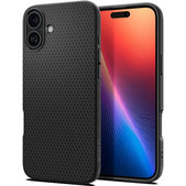 Etui do iPhone 16 Plus, Liquid Air, Matte Black, Spigen