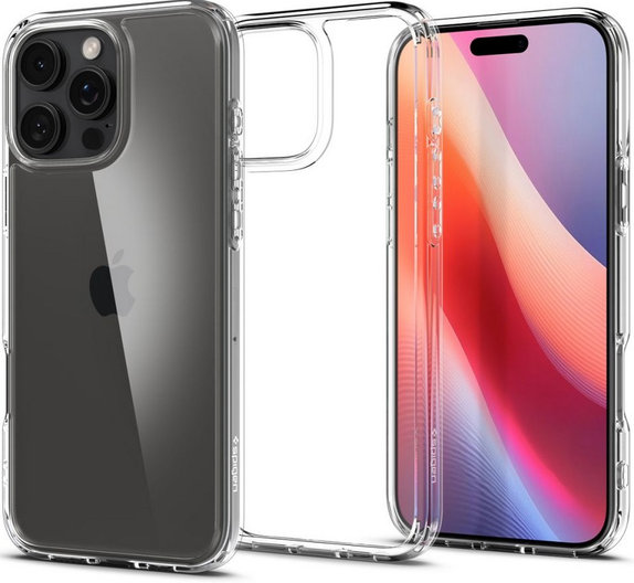 Etui do iPhone 16 Pro, Ultra Hybrid, Crystal Clear, Spigen