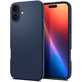 Etui do iPhone 16, Liquid Air, Navy Blue, Spigen