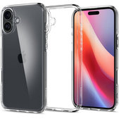 Etui do iPhone 16, Ultra Hybrid, Crystal Clear, Spigen