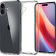 Etui do iPhone 16, Ultra Hybrid, Crystal Clear, Spigen