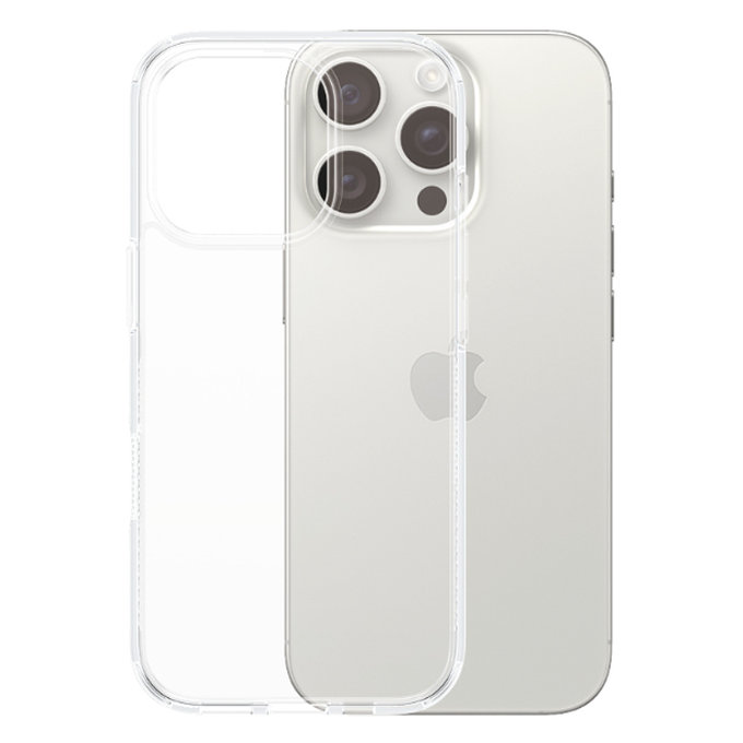 Etui do iPhone 16 Pro, HardCase, Przezroczysty, Transparent, PanzerGlass