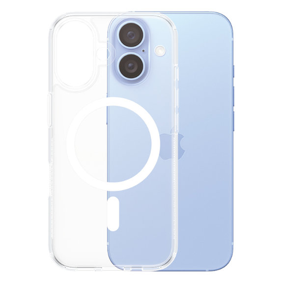 Etui z MagSafe do iPhone 16, HardCase, Przezroczysty, Transparent, PanzerGlass