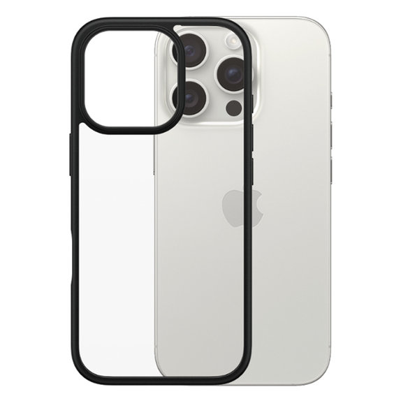 Etui do iPhone 16, HardCase, Czarny, Black, PanzerGlass
