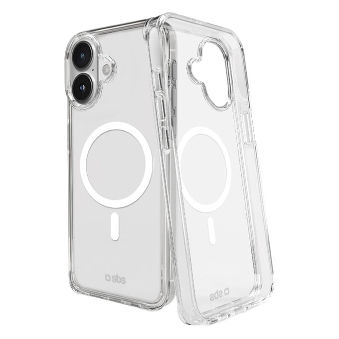 Etui z MagSafe do iPhone 16, Light Mag, Przezroczysty, Transparent, SBS