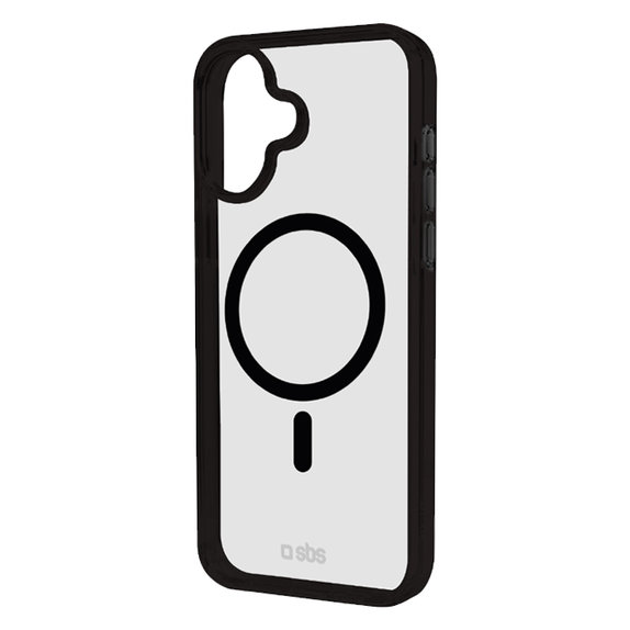 Etui z MagSafe do iPhone 16, Mag Frame, Czarny, Black, SBS