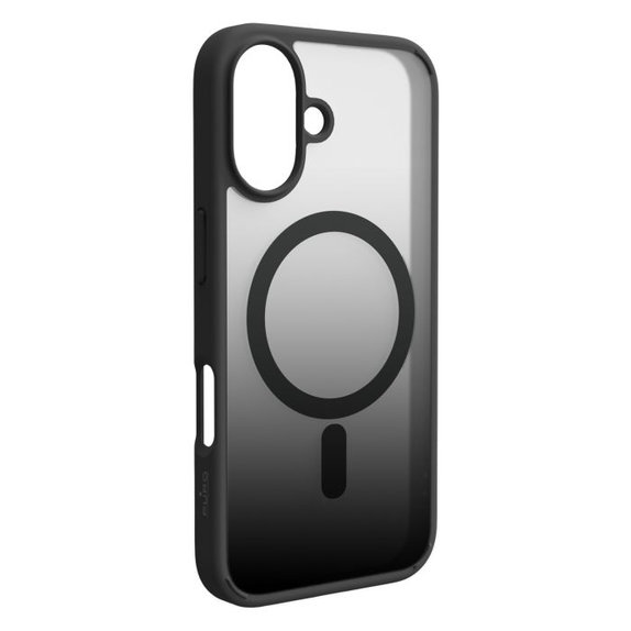 Etui z MagSafe do iPhone 16, Gradient, Czarny, Black, PURO