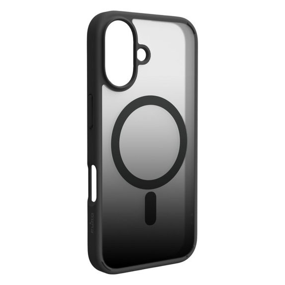 Etui z MagSafe do iPhone 16 Plus, Gradient, Czarny, Black, PURO