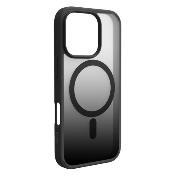 Etui z MagSafe do iPhone 16 Pro Max, Gradient, Czarny, Black, PURO