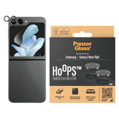 Osłona obiektywu aparatu Hoops do Samsung Z Flip6, Czarne, PanzerGlass