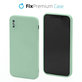 Etui Silikonowe do iPhone X, XS, zielony, green, FixPremium